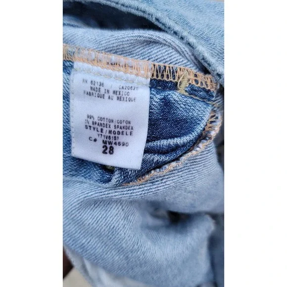 GUESS Jeans Daredevil Bootcut Distressed Reworked Denim Jeans - Picture 10 of 10